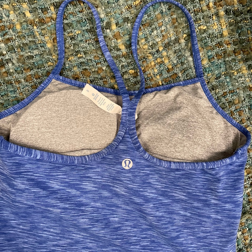 Lululemon periwinkle power y tank